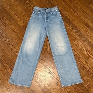 MOTHER Mother High-waist Spinner Skimp Fish Out Of Water Jean